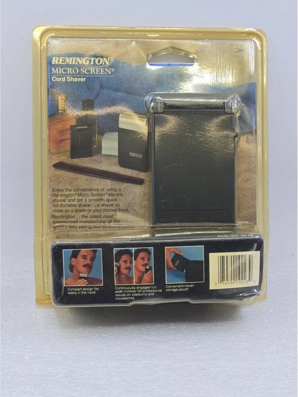 Vintage Remington Micro Screen Cord Shaver XLR-810BP Made In USA NOS
